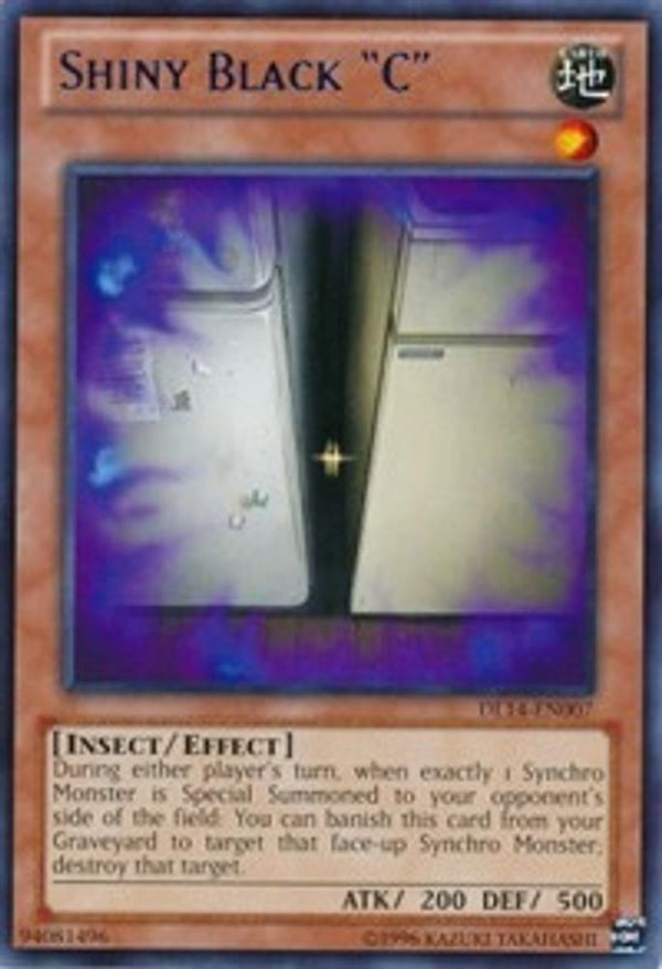 Shiny Black "C" (Blue) - DL14-EN007 - Rare