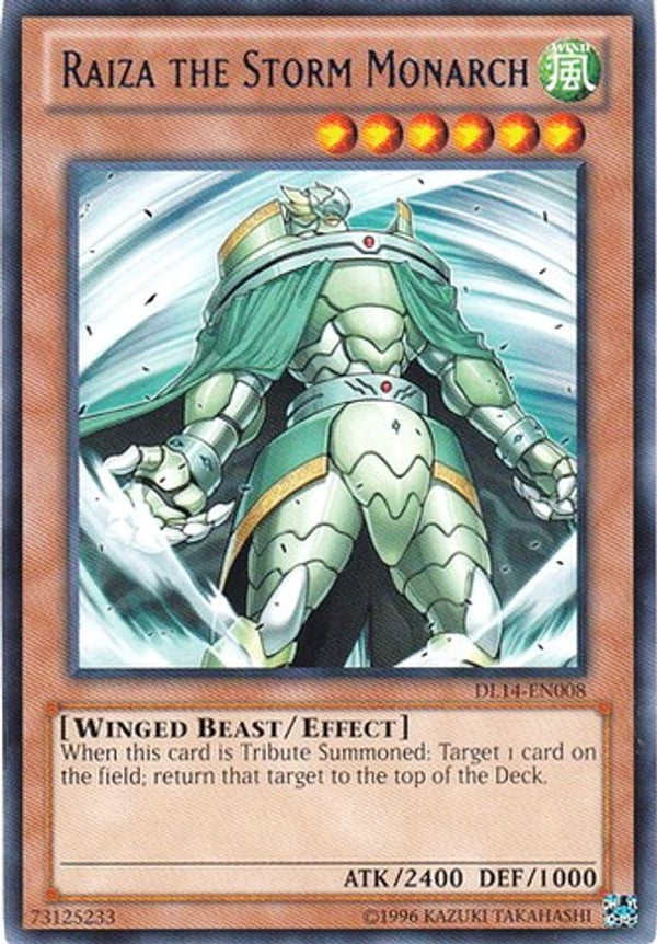 Raiza the Storm Monarch (Blue) - DL14-EN008 - Rare