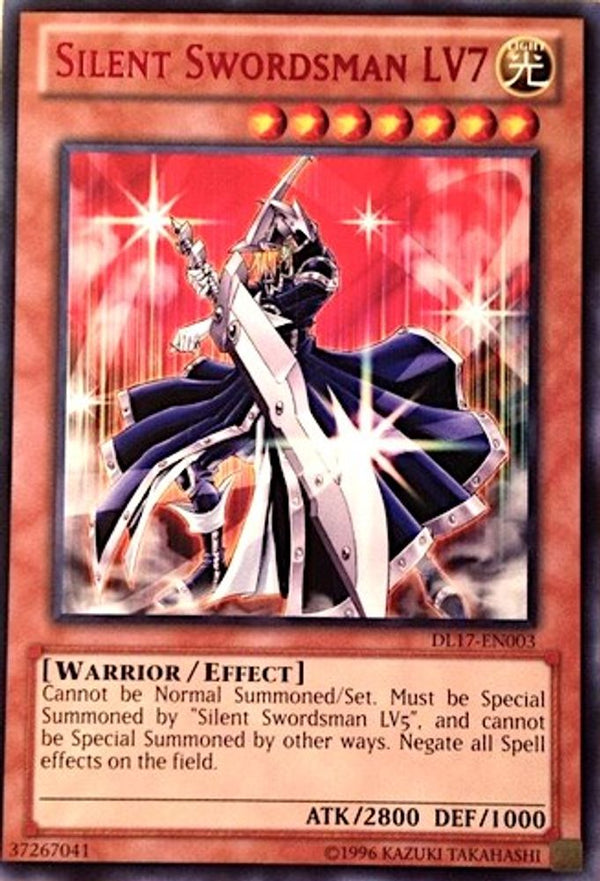 Silent Swordsman LV7 (Red) - DL17-EN003 - Rare