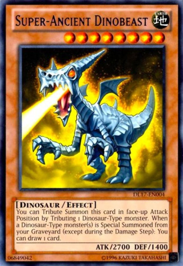 Super-Ancient Dinobeast (Blue) - DL17-EN004 - Rare