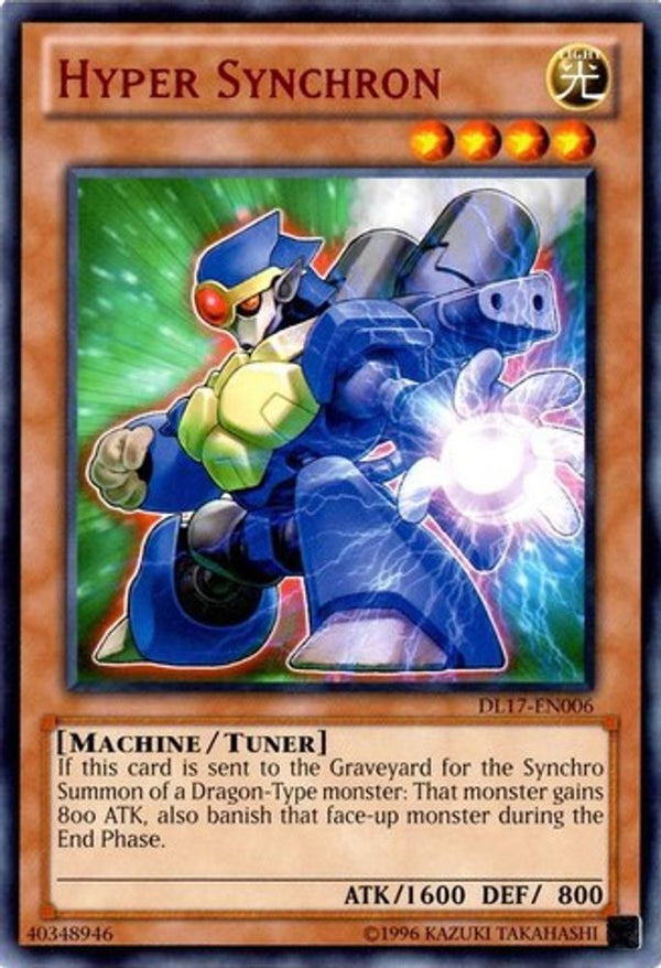 Hyper Synchron (Red) - DL17-EN006 - Rare