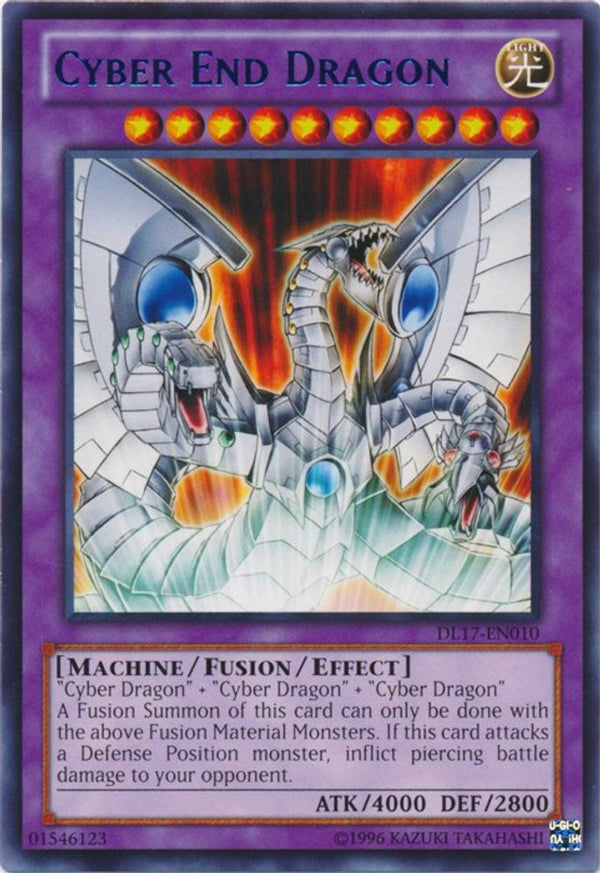 Cyber End Dragon (Blue) - DL17-EN010 - Rare