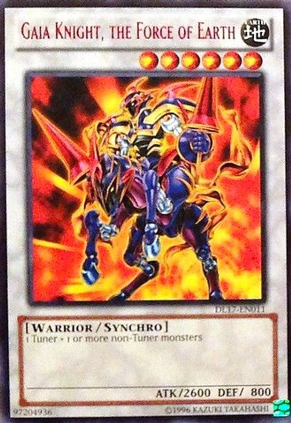 Gaia Knight, the Force of Earth (Red) - DL17-EN011 - Rare