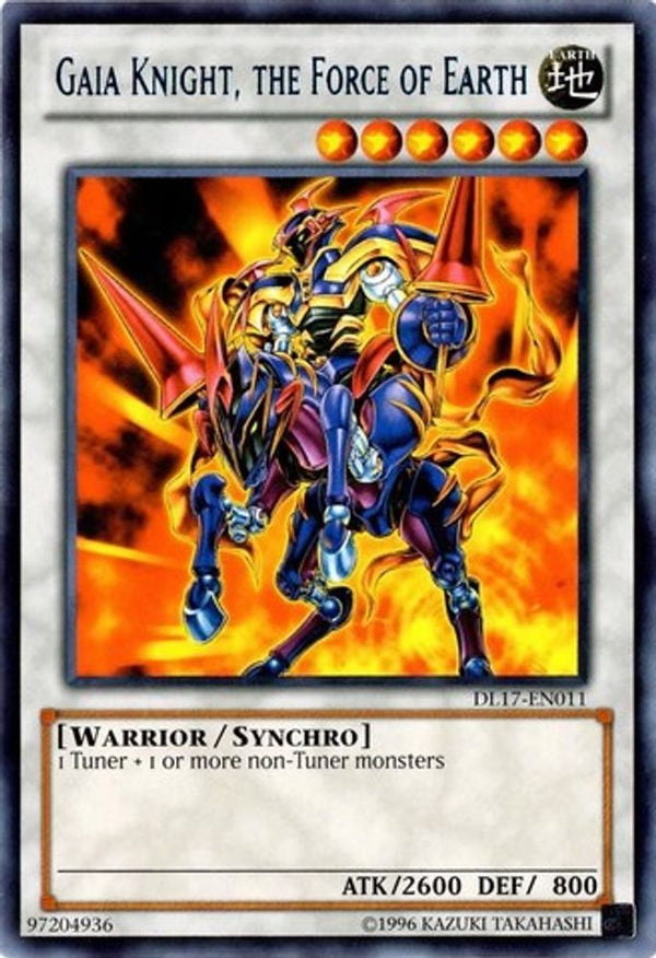 Gaia Knight, the Force of Earth (Blue) - DL17-EN011 - Rare