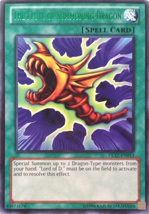 The Flute of Summoning Dragon (Green) - DL17-EN013 - Rare