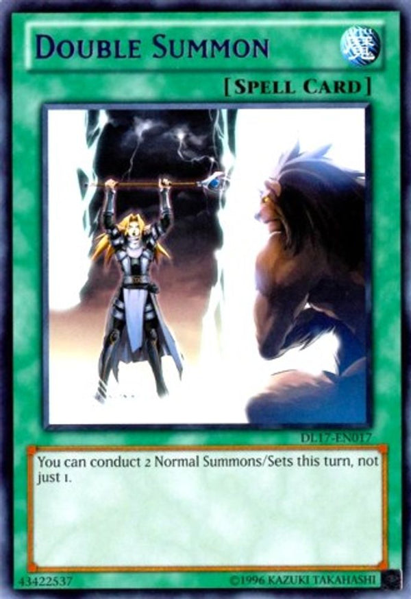 Double Summon (Blue) - DL17-EN017 - Rare