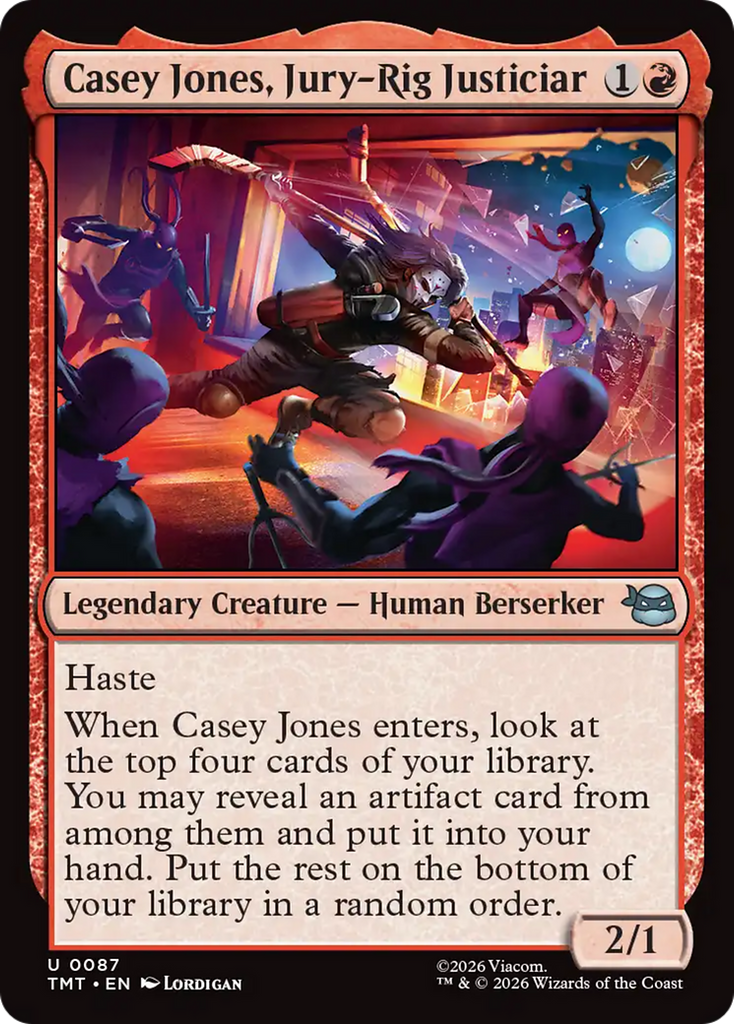 401 Games Canada - Casey Jones, Jury-Rig Justiciar (TMT)