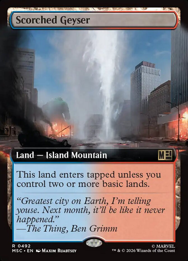 Scorched Geyser - Extended Art (MSC)