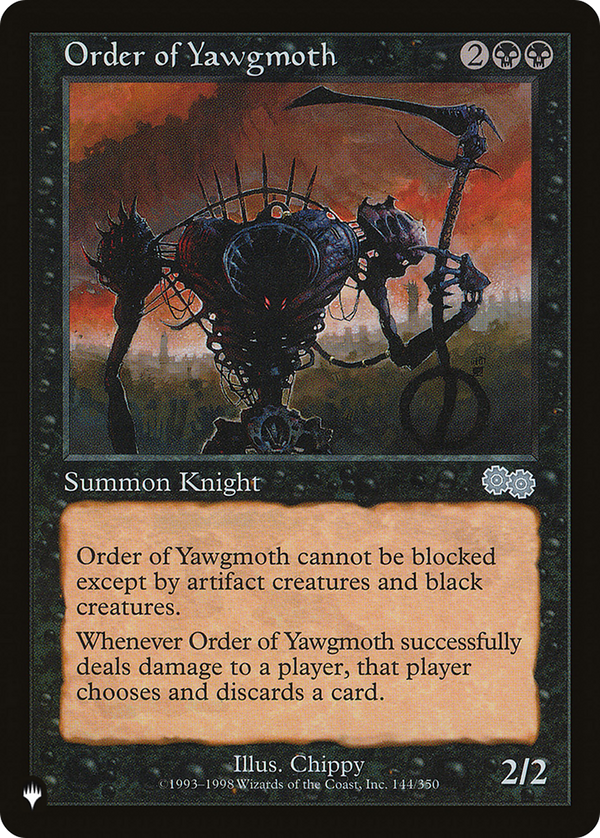 Order of Yawgmoth - USG Reprint (PLST)