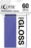 Ultra Pro - Small Card Sleeves 60ct - Eclipse Pro-Gloss - Various Colours