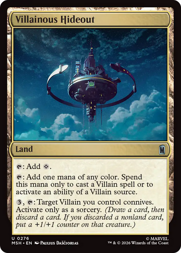 Villainous Hideout (MSH) (Pre-Order)