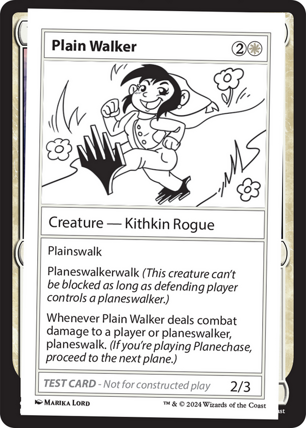 Plain Walker - Test Card (MB2)