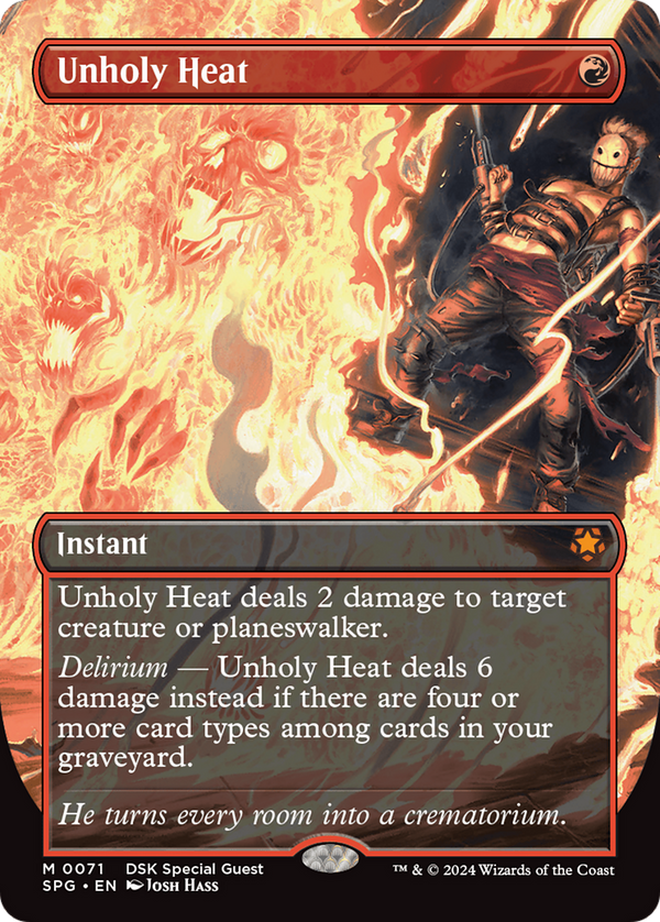 Unholy Heat - Borderless (SPG)