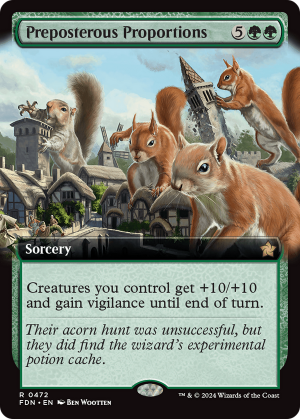 Preposterous Proportions - Extended Art (FDN)