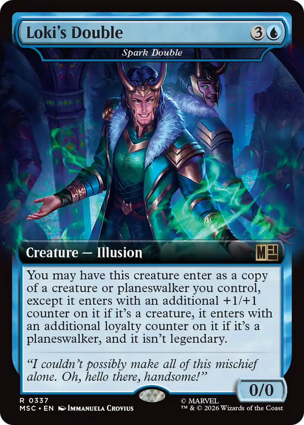 Loki's Double // Spark Double - Extended Art (MSC) (Pre-Order)