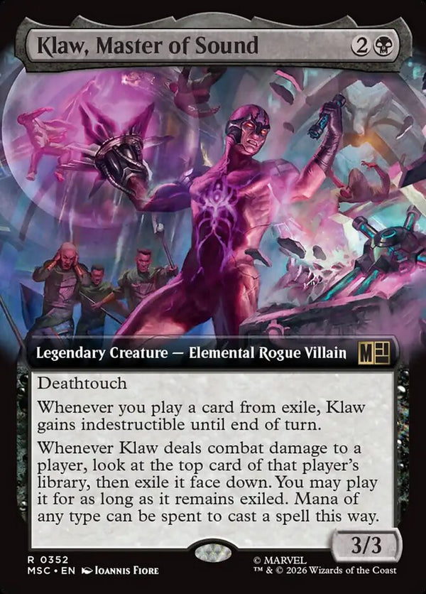 Klaw, Master of Sound - Extended Art (MSC)
