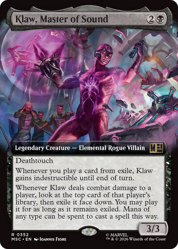 Klaw, Master of Sound - Extended Art (MSC) (Pre-Order)