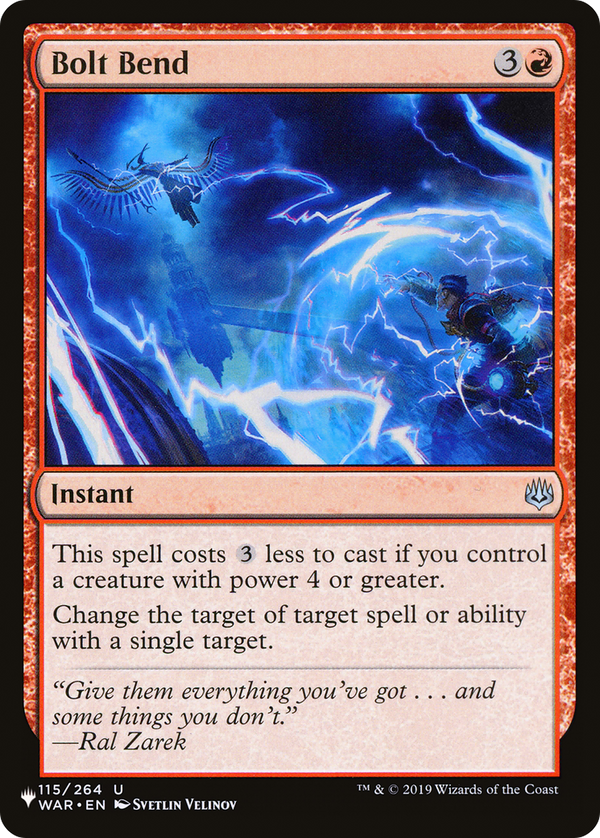Bolt Bend - WAR Reprint (PLST)