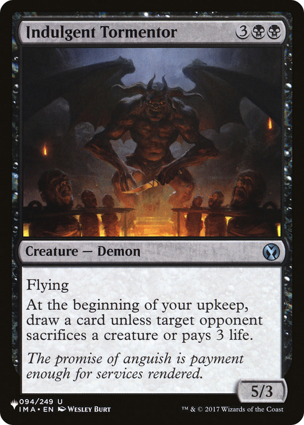 Indulgent Tormentor - IMA Reprint (PLST)
