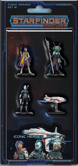 Starfinder Miniatures - Iconic Heroes - Set 1 (CLEARANCE)