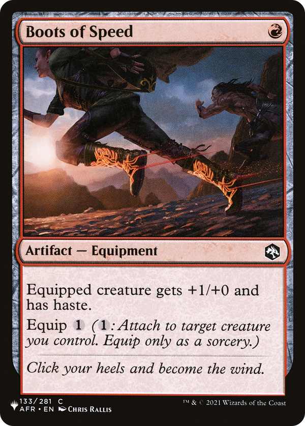 Boots of Speed - AFR Reprint (PLST)