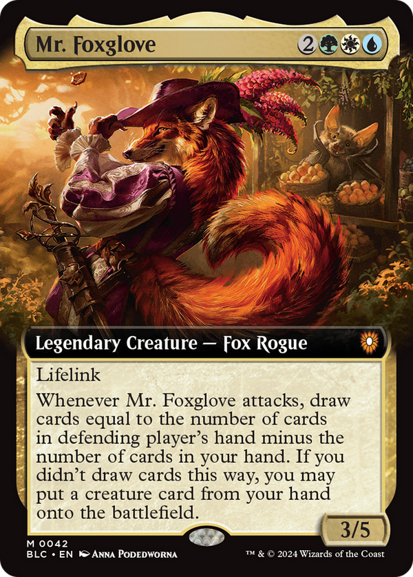 Mr. Foxglove - Extended Art (BLC)