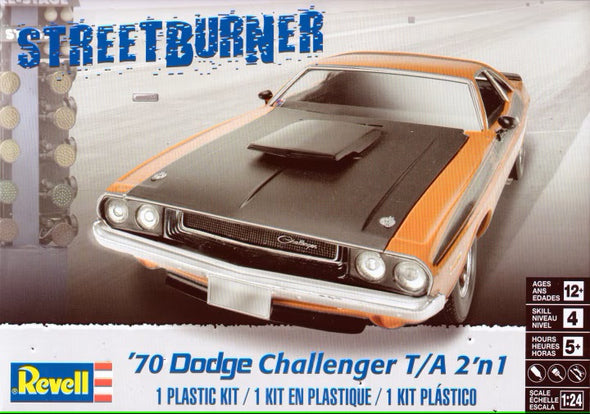 Revell - 1970 Dodge Challenger T/A 2'n1 "Streetburner" 1/24 [85-2596]