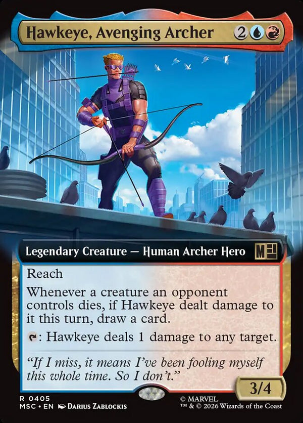 Hawkeye, Avenging Archer - Extended Art (MSC)