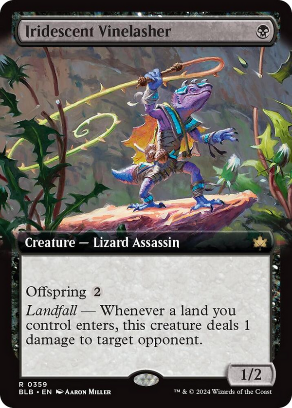 Iridescent Vinelasher - Extended Art (BLB)