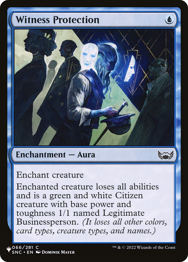 Witness Protection - SNC Reprint (PLST)