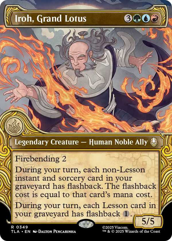 Iroh, Grand Lotus - Elemental Frame Showcase (TLA)
