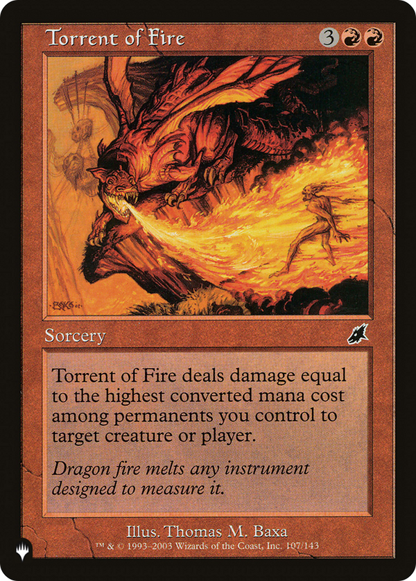 Torrent of Fire - SCG Reprint (PLST)