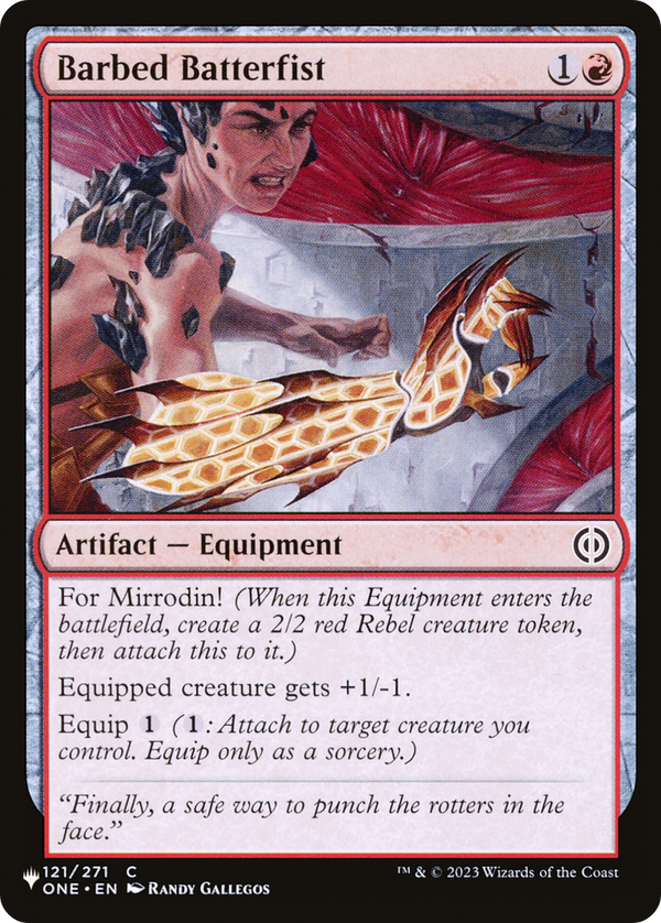 Barbed Batterfist - ONE Reprint (PLST)