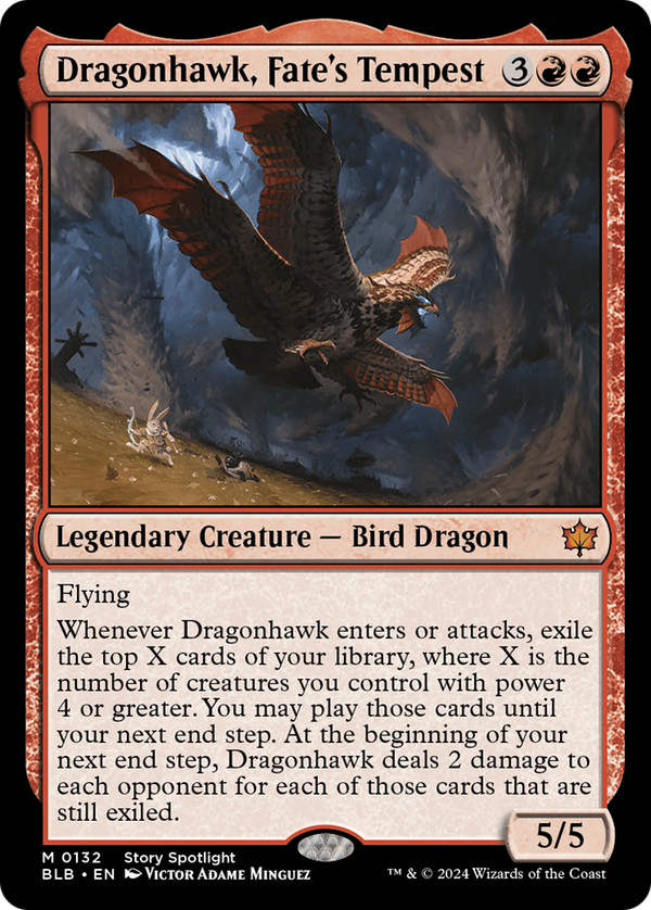 Dragonhawk, Fate's Tempest (BLB)