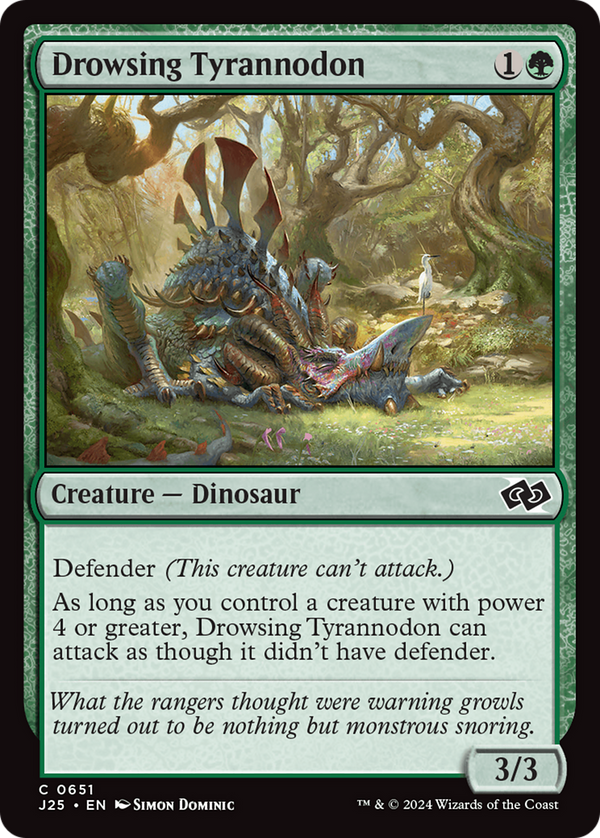 Drowsing Tyrannodon (J25)