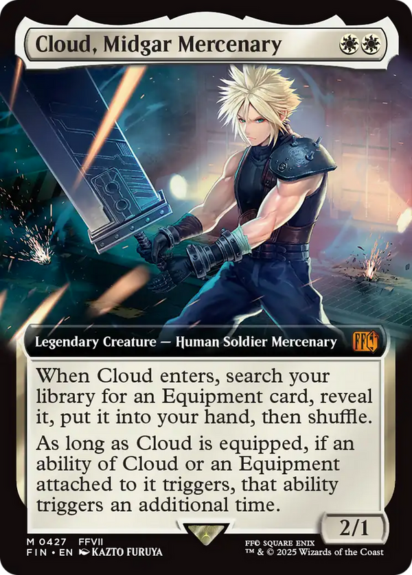 Cloud, Midgar Mercenary - Extended Art (FIN)