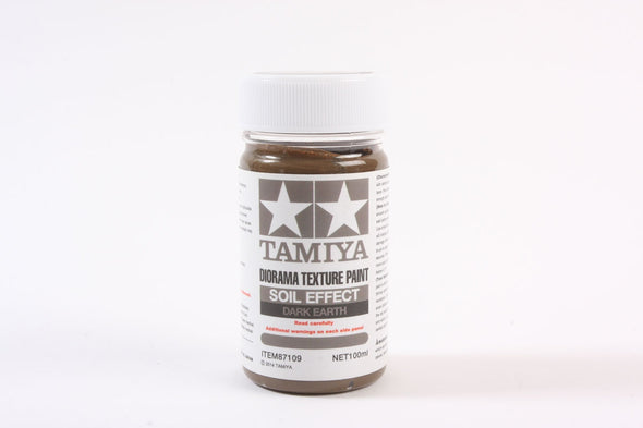 Tamiya - Diorama Texture Paint - Soil Effect: Dark Earth (100ml) [87109]