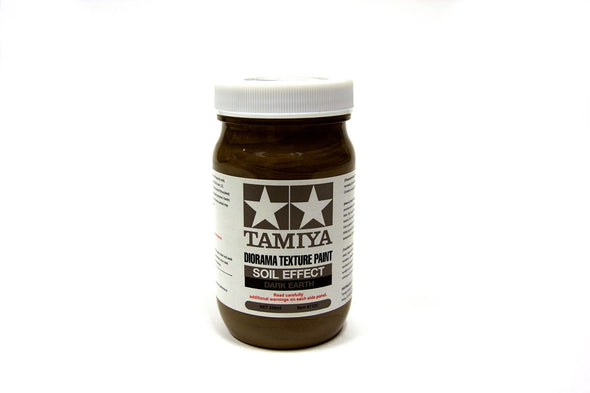 Tamiya - Diorama Texture Paint - Soil Effect: Dark Earth (250ml) [87121]