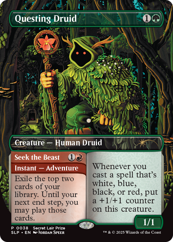 Questing Druid // Seek the Beast (SLP)