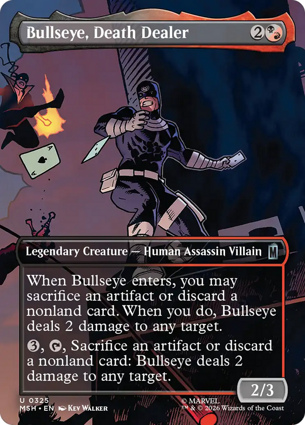 Bullseye, Death Dealer - Borderless Scene (MSH) (Pre-Order)