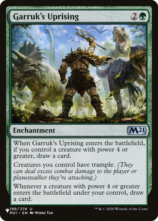 Garruk's Uprising - M21 Reprint (PLST)
