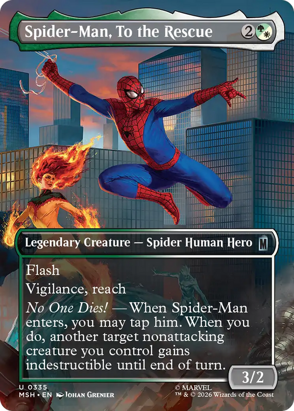 Spider-Man, To the Rescue - Borderless Scene (MSH) (Pre-Order)