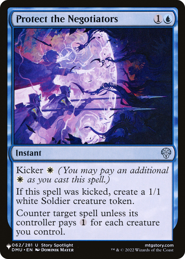 Protect the Negotiators - DMU Reprint (PLST)