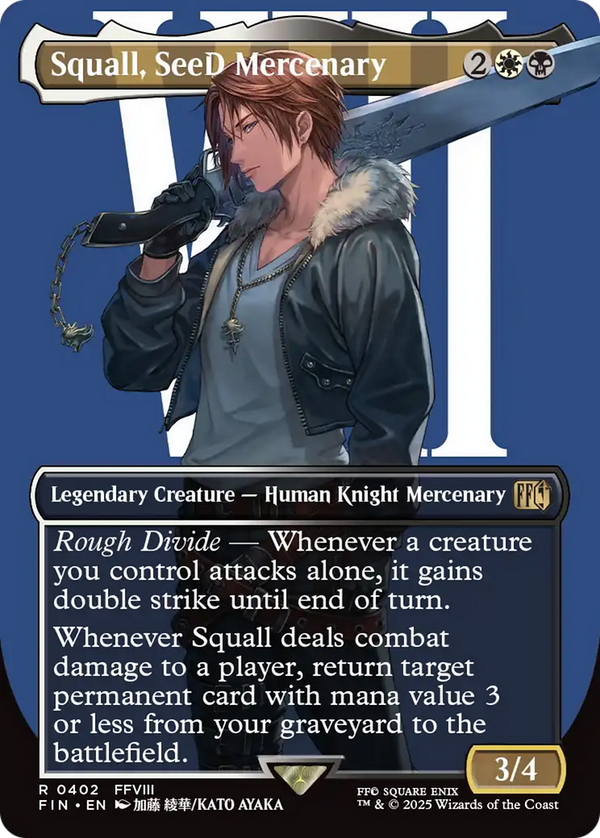 Squall, SeeD Mercenary - Borderless (FIN)