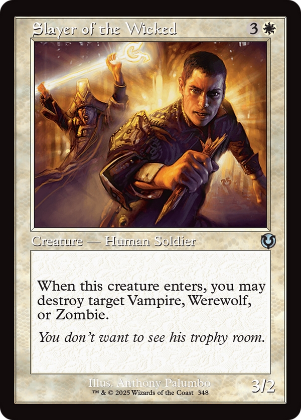 Slayer of the Wicked - Retro Frame (INR)