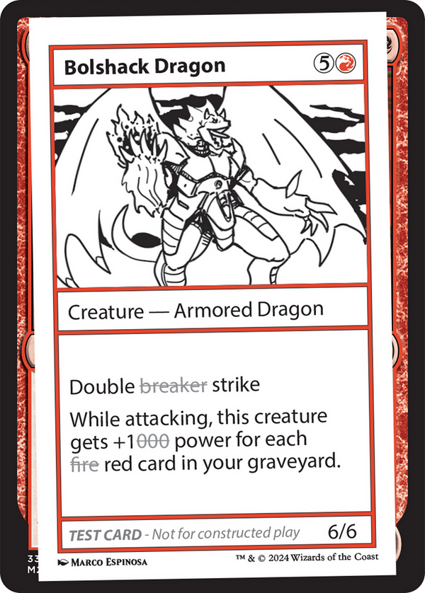 Bolshack Dragon - Test Card (MB2)