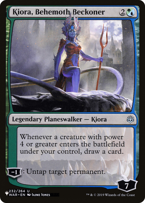 Kiora, Behemoth Beckoner - WAR Reprint (PLST)