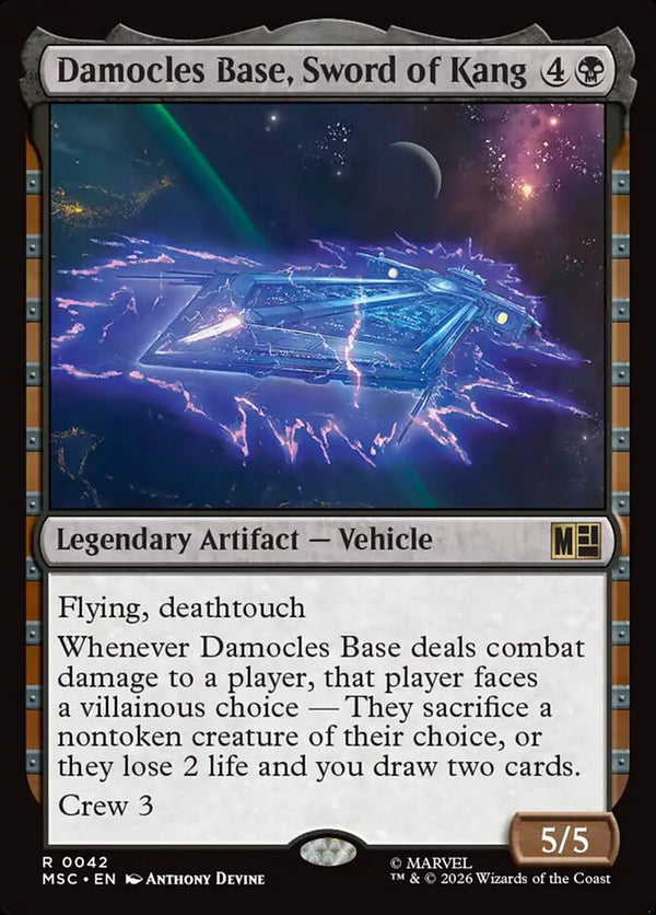 Damocles Base, Sword of Kang (MSC)