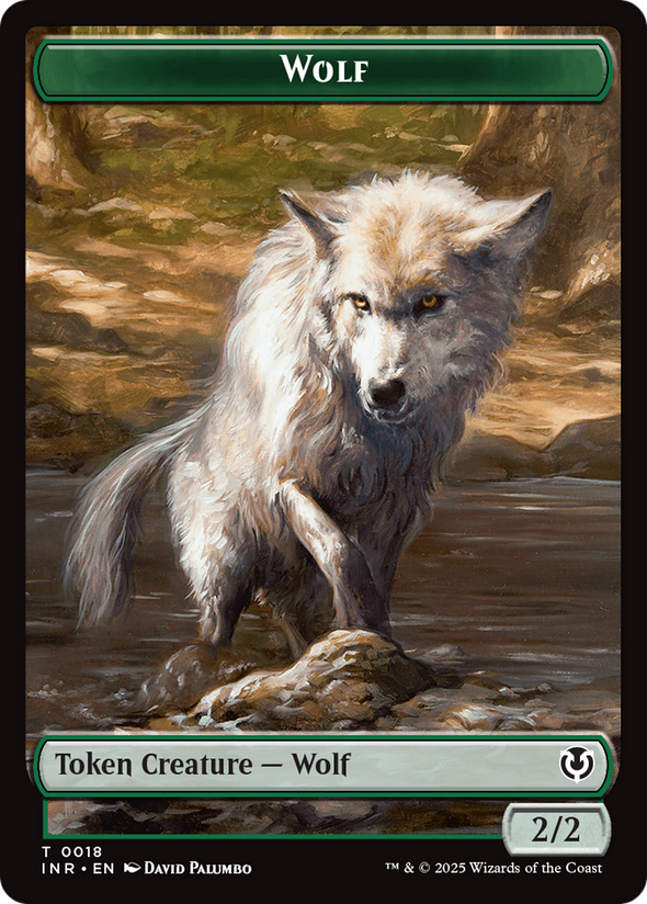 Wolf (018) Token // Arlin, Embraced by the Moon Emblem (TINR)