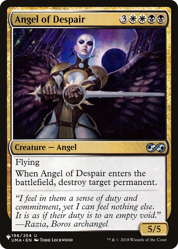 Angel of Despair - UMA Reprint (PLST)